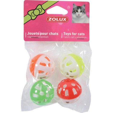 ZOLUX PALLINE 3CM SONORE 4PZ