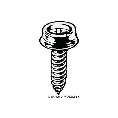 OSCULATI BOTTONE MASCHIO OTTONE (10PZ)