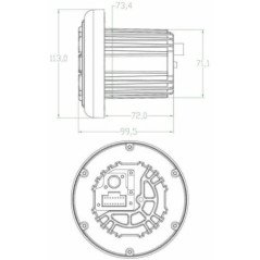 TREM RADIO MP3 T-SOUND USB/BLUETOOTH 4x50W