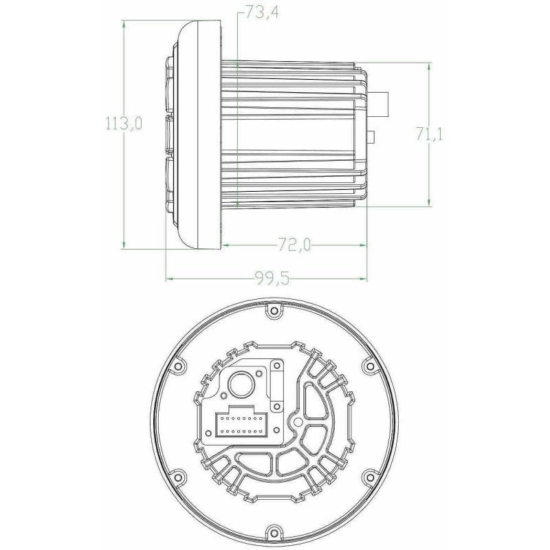 TREM RADIO MP3 T-SOUND USB/BLUETOOTH 4x50W