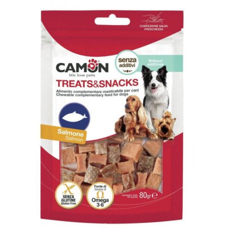 CAMON SNACK CUBETTI DI SALMONE 80GR