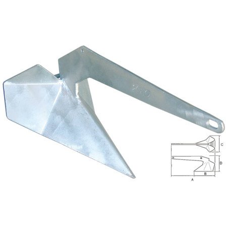 GFN ANCORA GAMMA IN ACCIAIO ZINCATO 5KG