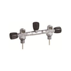 COLTRI SUB COPPIA BOMBOLE 10+10 LITRI STEEL CYLINDER DOPPIA VALVOLA