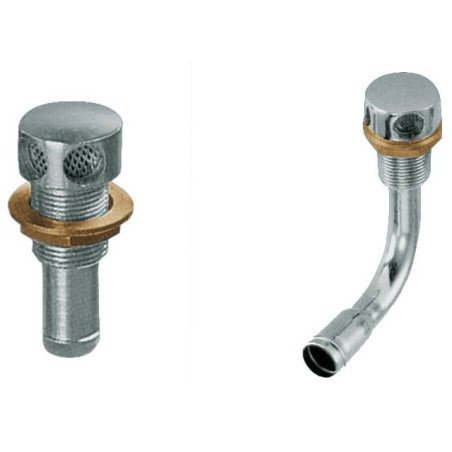 GFN SFIATO SERBATOIO CURVO IN OTTONE CROMATO D.16