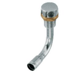 GFN SFIATO SERBATOIO CURVO IN OTTONE CROMATO D.16