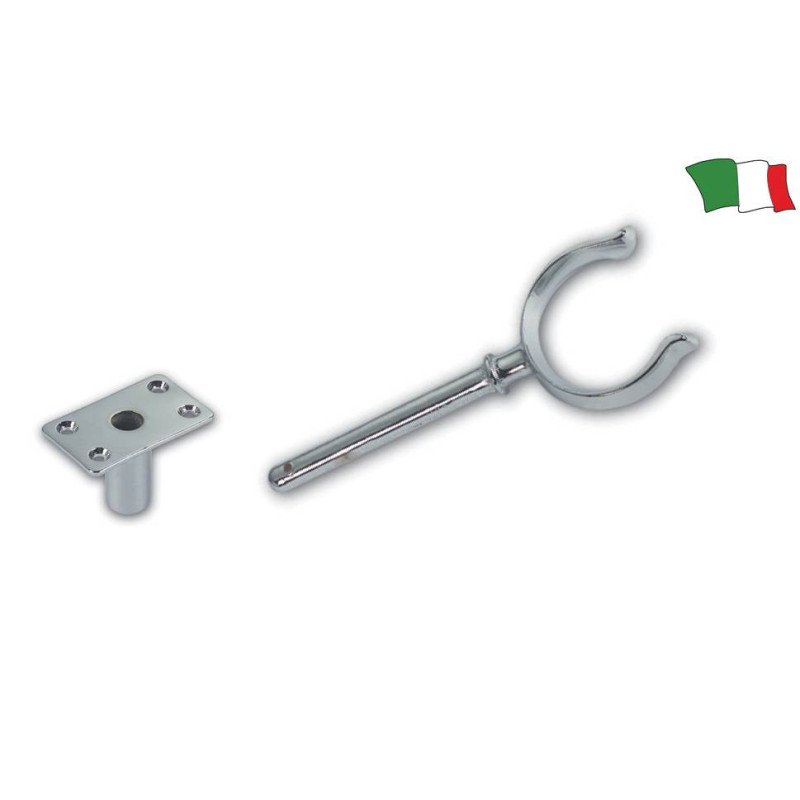 GFN SCALMIERA IN OTTONE CROMATO 48MM