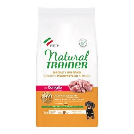 NATURAL TRAINER SENSITIVE ADULT CON CONIGLIO E CEREALI INTEGRALI