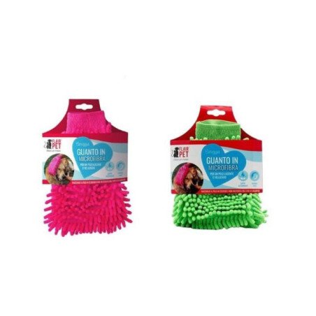GUANTO SPAZZOLA IN MICROFIBRA PER CANI E GATTI