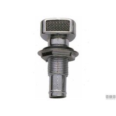 MTM SFIATO DRITTO PER SERBATOIO IN OTTONE CROMATO ø16