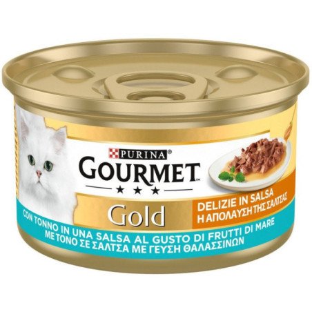 PURINA GATTO LATTINA GOLD DELIZIE IN SALSA 85GR