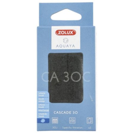 ZOLUX CARTUCCE ZEOCARB CASCATA 30X2