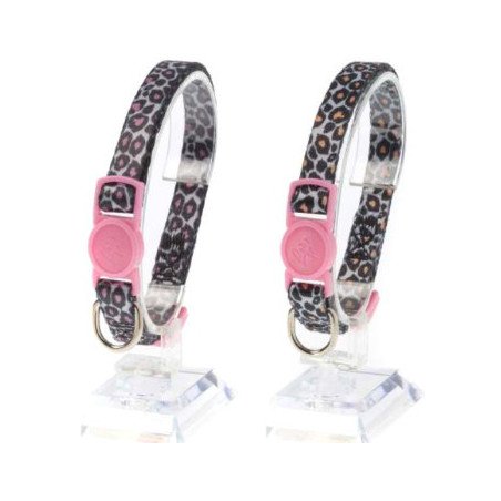 LEOPET COLLARE STAMPATO LEOPARD PER GATTI