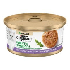 PURINA GATTO LATTINA NATURE'S CREATIONS FIOCCHI 70GR