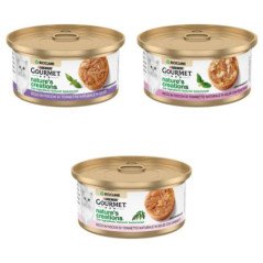 PURINA GATTO LATTINA NATURE'S CREATIONS FIOCCHI 70GR