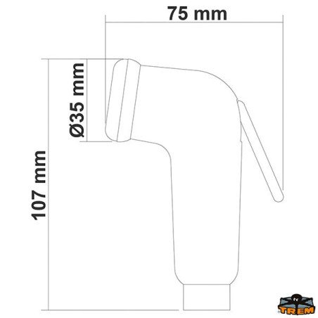 TREM DOCCETTA A PULSANTE 1/2"
