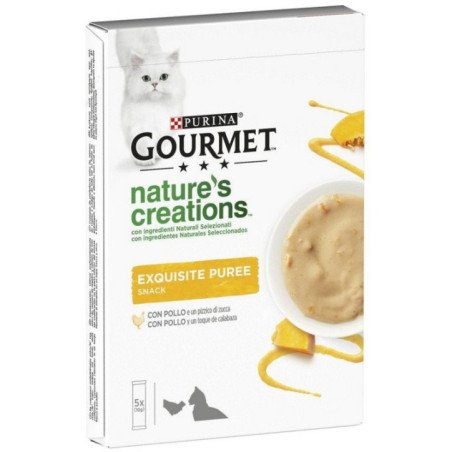 PURINA PRO PLAN GATTO NATURE'S CREATIONS PUREE POLLO 5X10GR