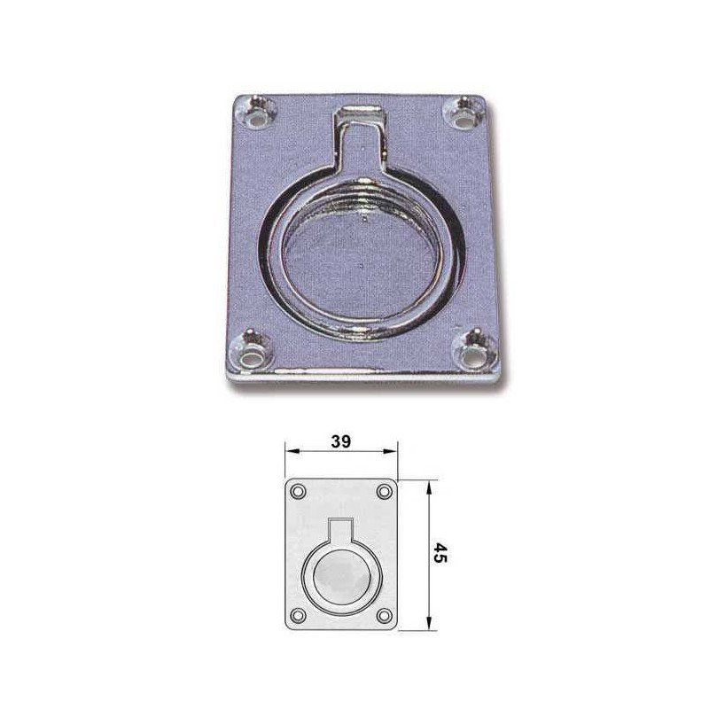 GFN ALZAPAGLIOLO CON ANELLO IN OTTONE CROMATO