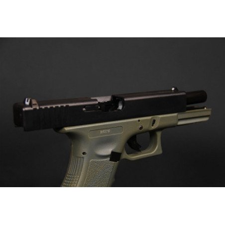 EVOLUTION PISTOLA A GAS E017 POLYMER OD GREEN