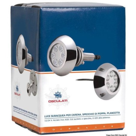 OSCULATI FARO SUBACQUEO A LED BIANCHI