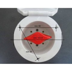 OSCULATI STACCA BATTERIA HEAVY DUTY BIANCO