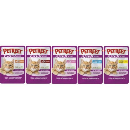 PETREET BUSTE SALSA MONOPROTEICA GATTO 70GR