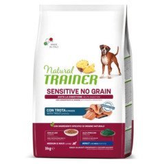NATURAL TRAINER SENSITIVE ADULT MAXI NO GRAIN TROTA E PATATE