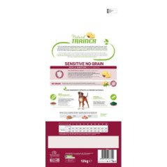 NATURAL TRAINER SENSITIVE ADULT MAXI NO GRAIN MAIALE E PATATE