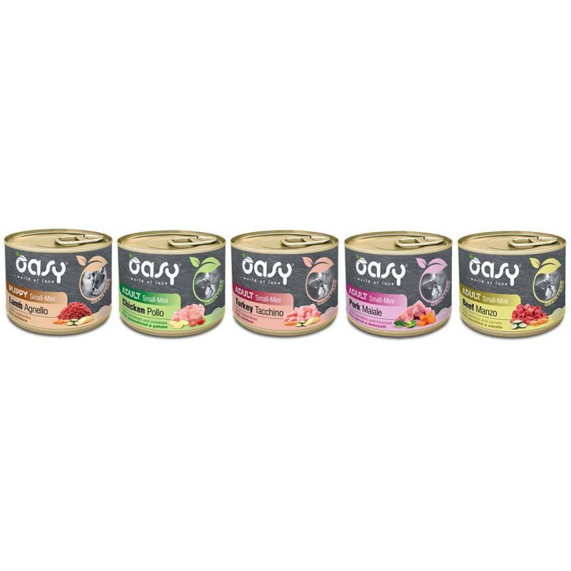 OASY UMIDO GRAIN FREE  CANE PICCOLA TAGLIA 200GR