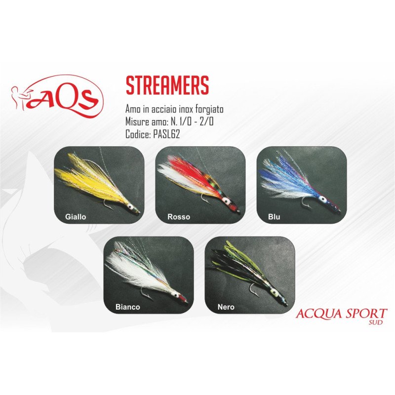 AQS STREAMERS PIUMETTA CON AMO INOX