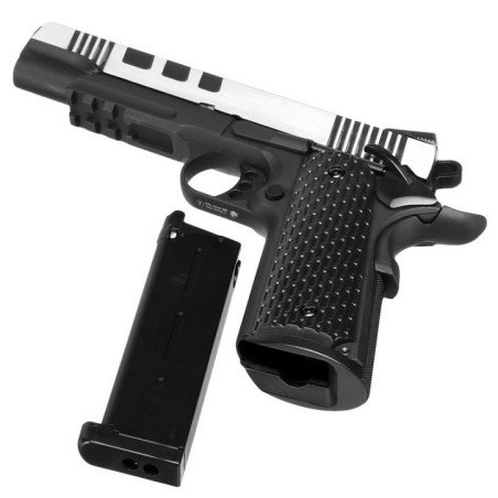 EVOLUTION E911 DEFENDER STEEL GAS BLOWBACK FULL METAL