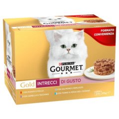 PURINA GOURMET GOLD INTRECCI DI GUSTO 4 GUSTI 24X85GR