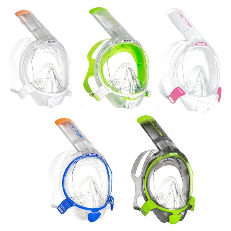 MARES MASCHERA SEA VU DRY + L/XL BLACK LIME