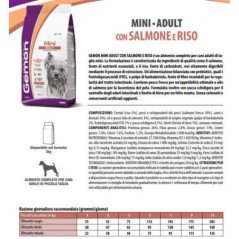 GEMON DOG MINI ADULT SALMONE E RISO 3KG