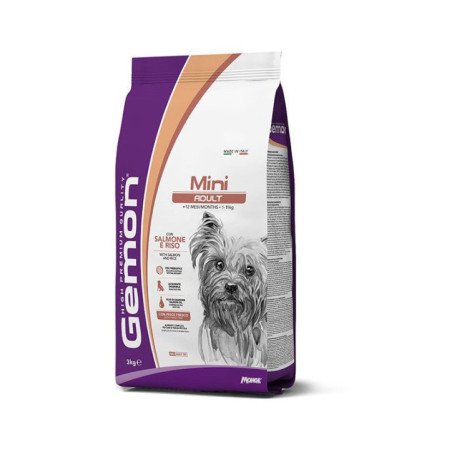 GEMON DOG MINI ADULT SALMONE E RISO 3KG