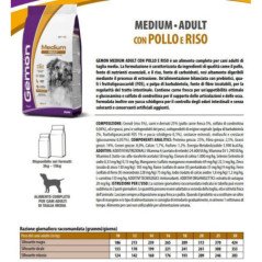 GEMON DOG MEDIUM ADULT POLLO E RISO