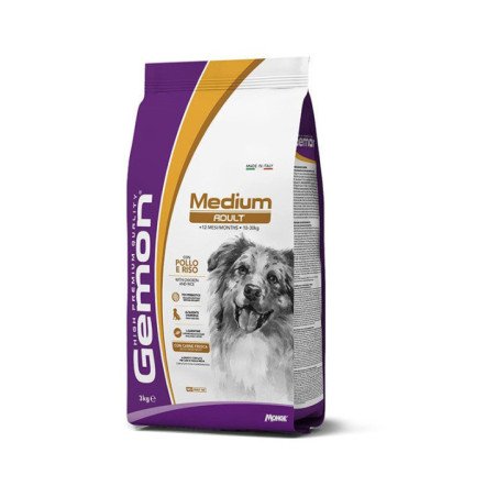 GEMON DOG MEDIUM ADULT POLLO E RISO