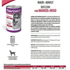 GEMON CANE LATTINA TONNO E SALMONE 415GR