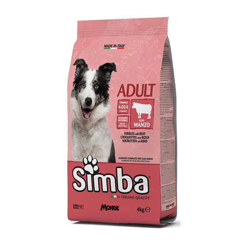 MONGE SIMBA DOG CROCCANTINI MANZO 10KG