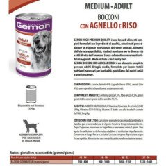 GEMON CANE LATTINA TONNO E SALMONE 415GR