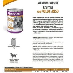 GEMON CANE LATTINA TONNO E SALMONE 415GR