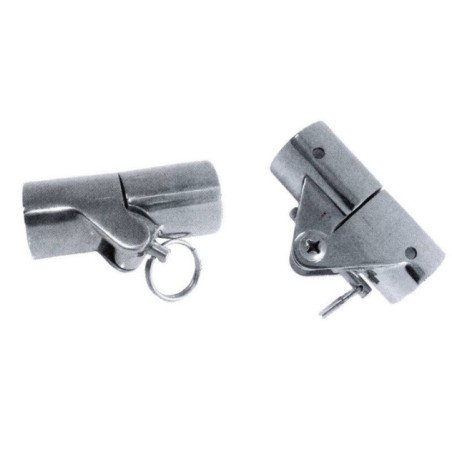 GFN SNODO DOPPIO CON BLOCCO A 90° IN ACCIAIO INOX AISI 316