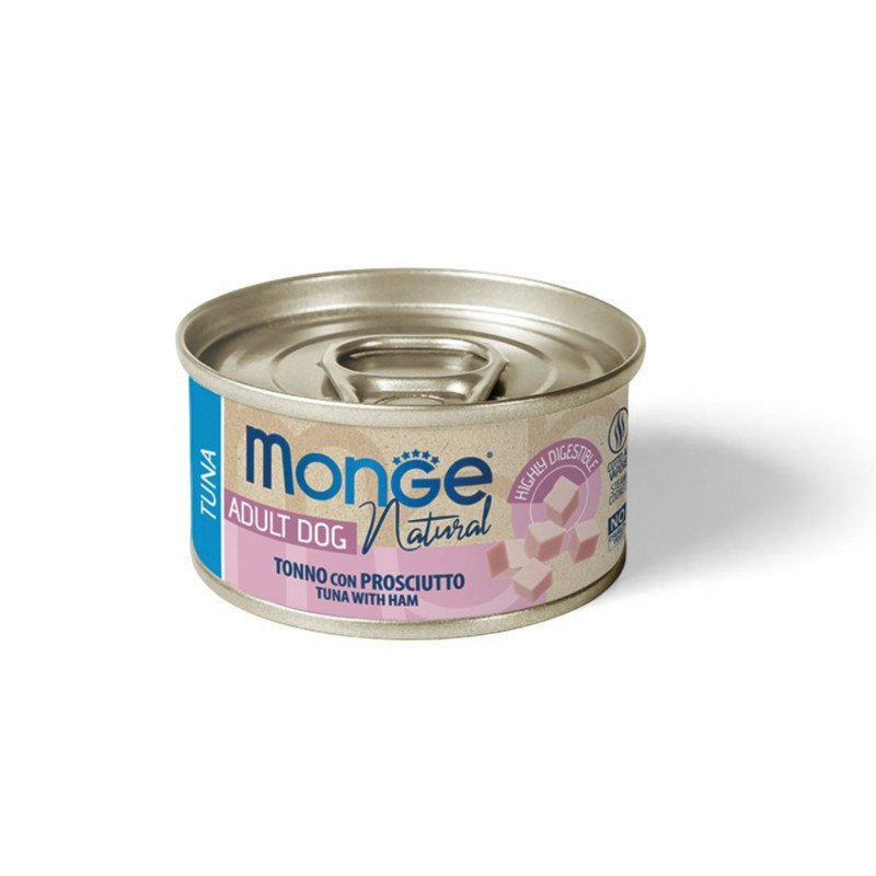 MONGE NATURAL ADULT TONNO CON PROSCIUTTO 95GR