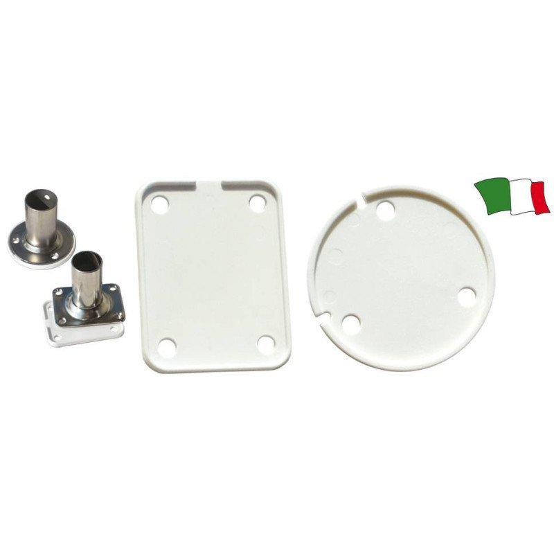 SOTTOBASE BIANCA PER CANDELIERE RETTANGOLARE