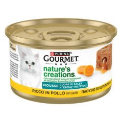 PURINA GATTO LATTINA NATURE'S CREATIONS MOUSSE 85GR