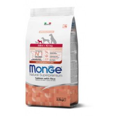 MONGE CROCCANTINI MINI PUPPY JUNIOR SALMONE RISO