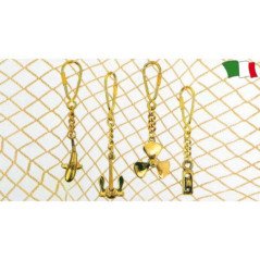 GFN PORTACHIAVI IN OTTONE LUCIDO