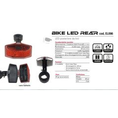 CFG LUCE LED POSTERIORE PER BICI 150 LUMEN