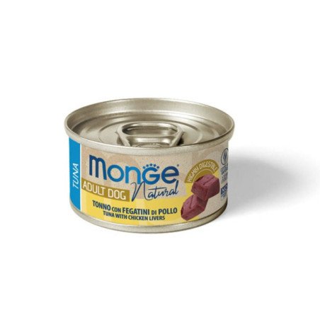 MONGE NATURAL ADULT TONNO CON FEGATINI DI POLLO 95GR