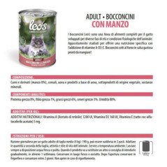 LEO'S TACCHINO STERILIZZATO LATTINE BOCCONCINI PER GATTI 415GR