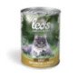 LEO'S TACCHINO STERILIZZATO LATTINE BOCCONCINI PER GATTI 415GR